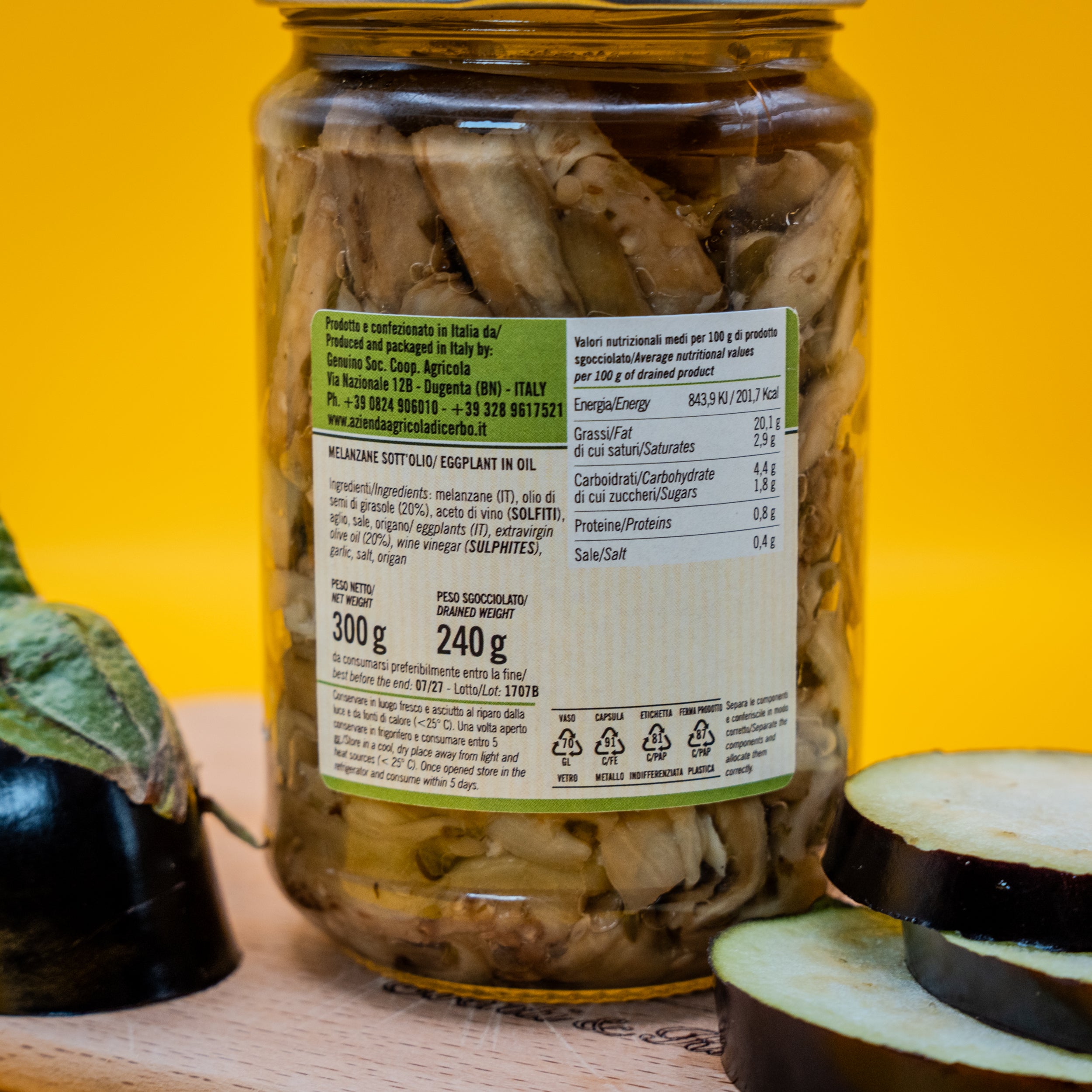 Melanzane Sott'Olio - Selezione Di Cerbo