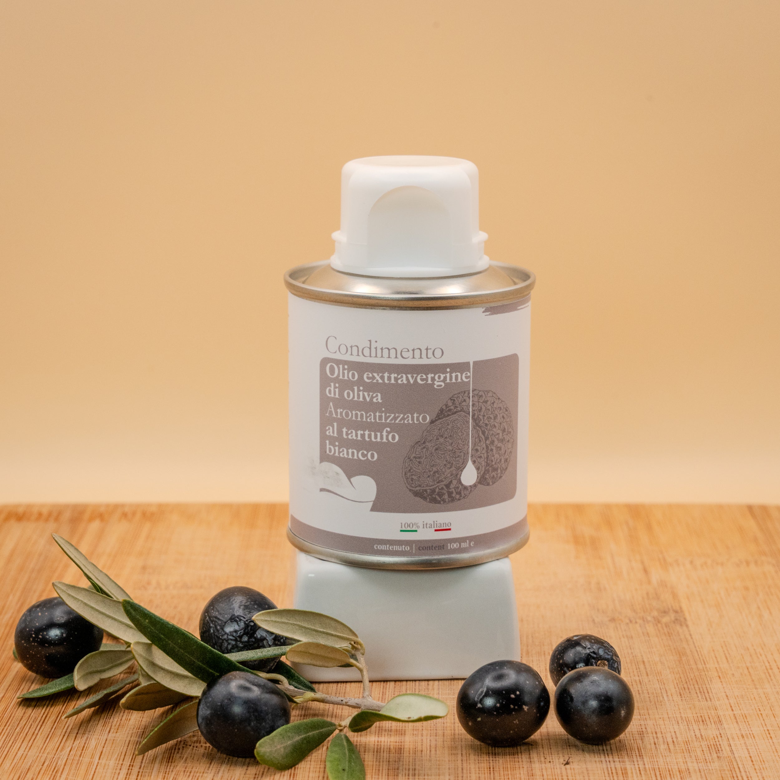 Olio EVO Aromatizzato al Tartufo Bianco - Selezione Sapori di Nonna Lina