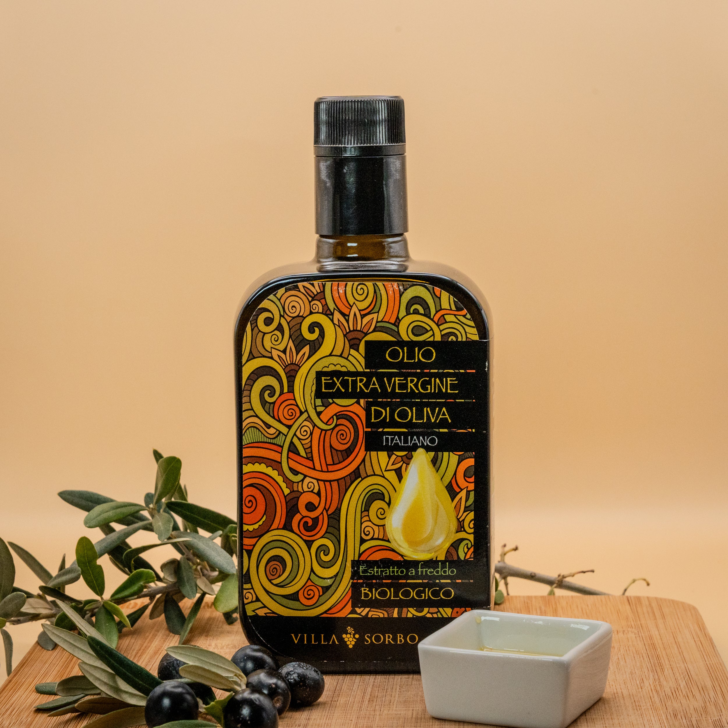 Olio Extra Vergine di Oliva Vetro Linea Oro - Selezione Villa Sorbo