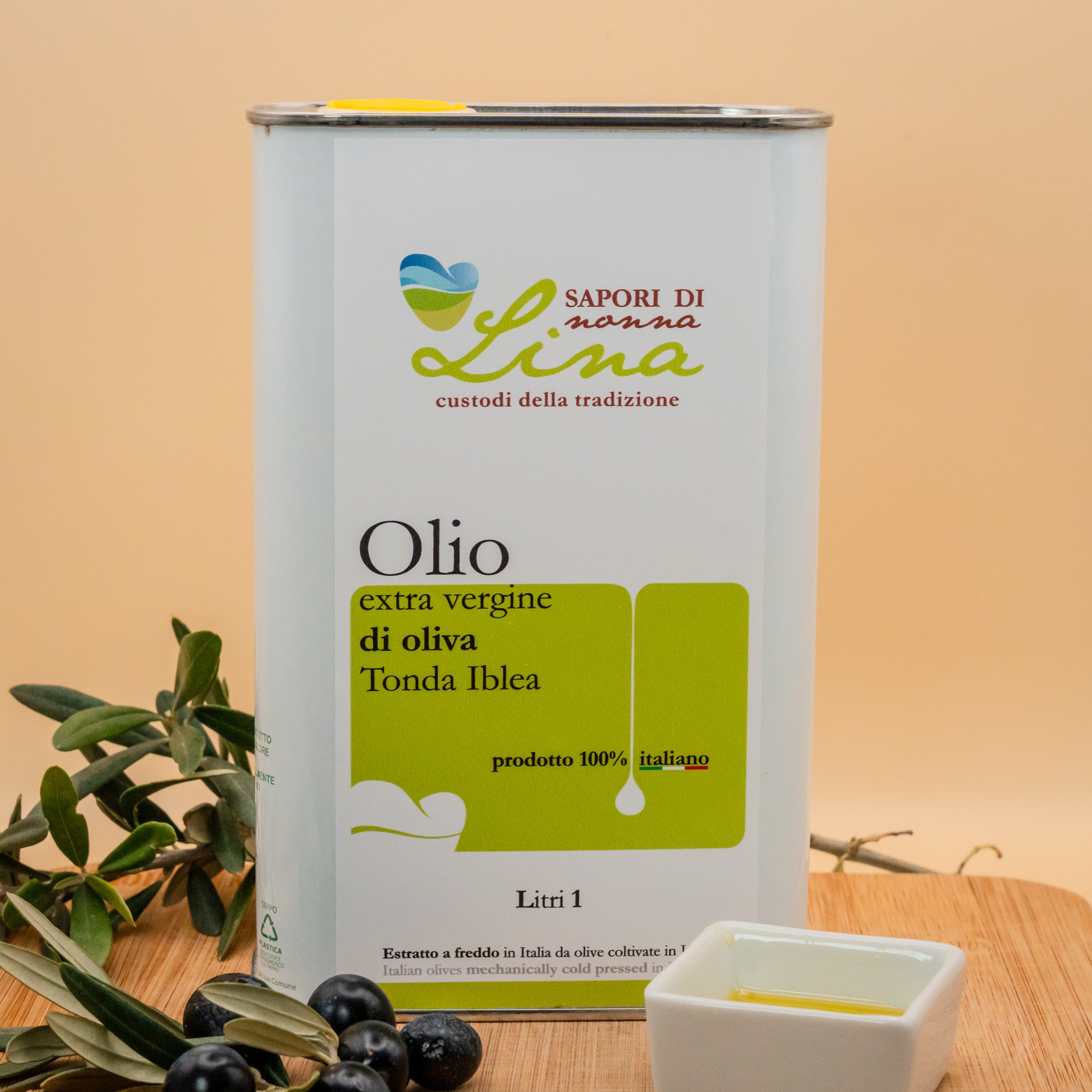 Olio Extra Vergine di Oliva Tonda Iblea - Selezione Sapori di Nonna Lina
