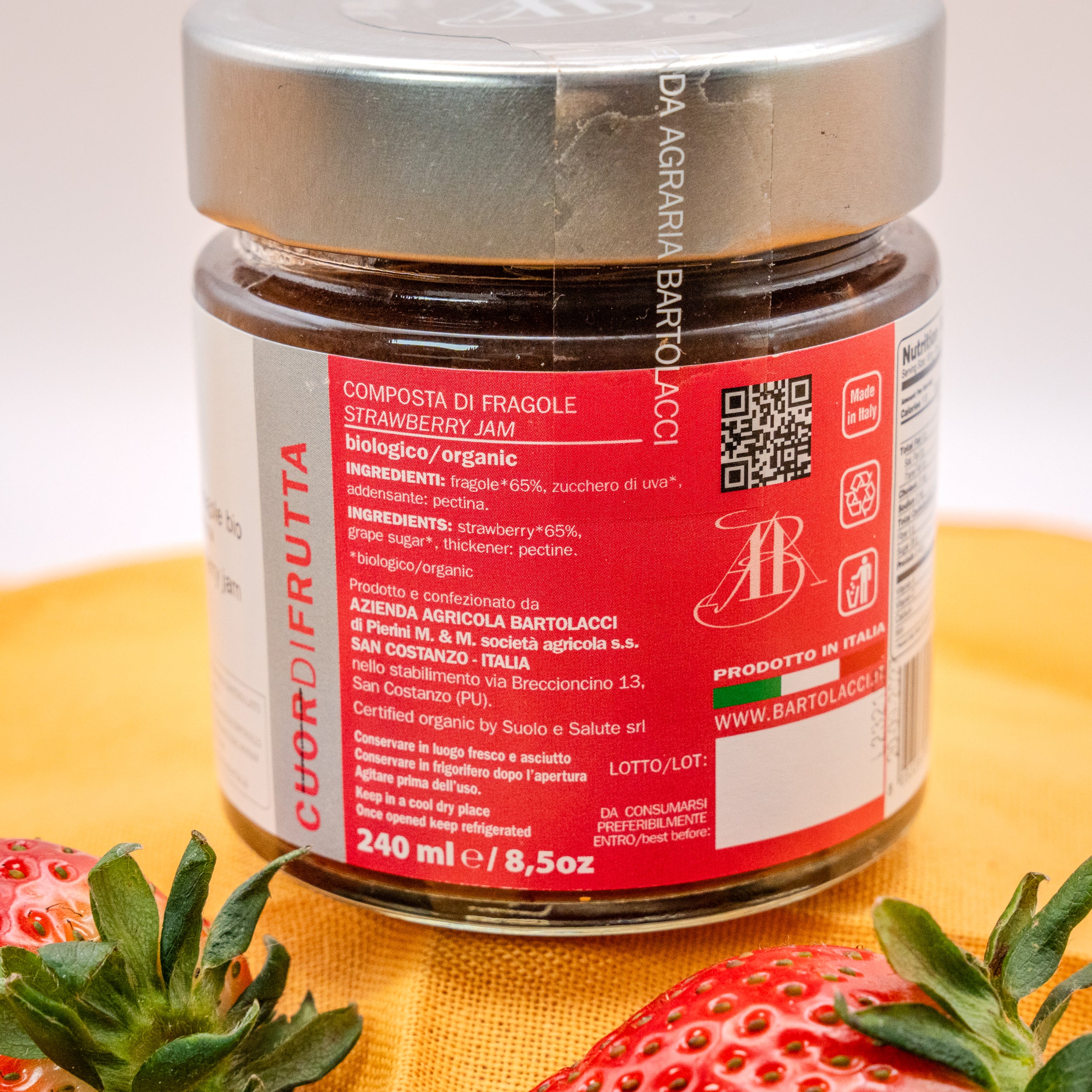 Composta di Fragole Bio - Selezione Bartolacci