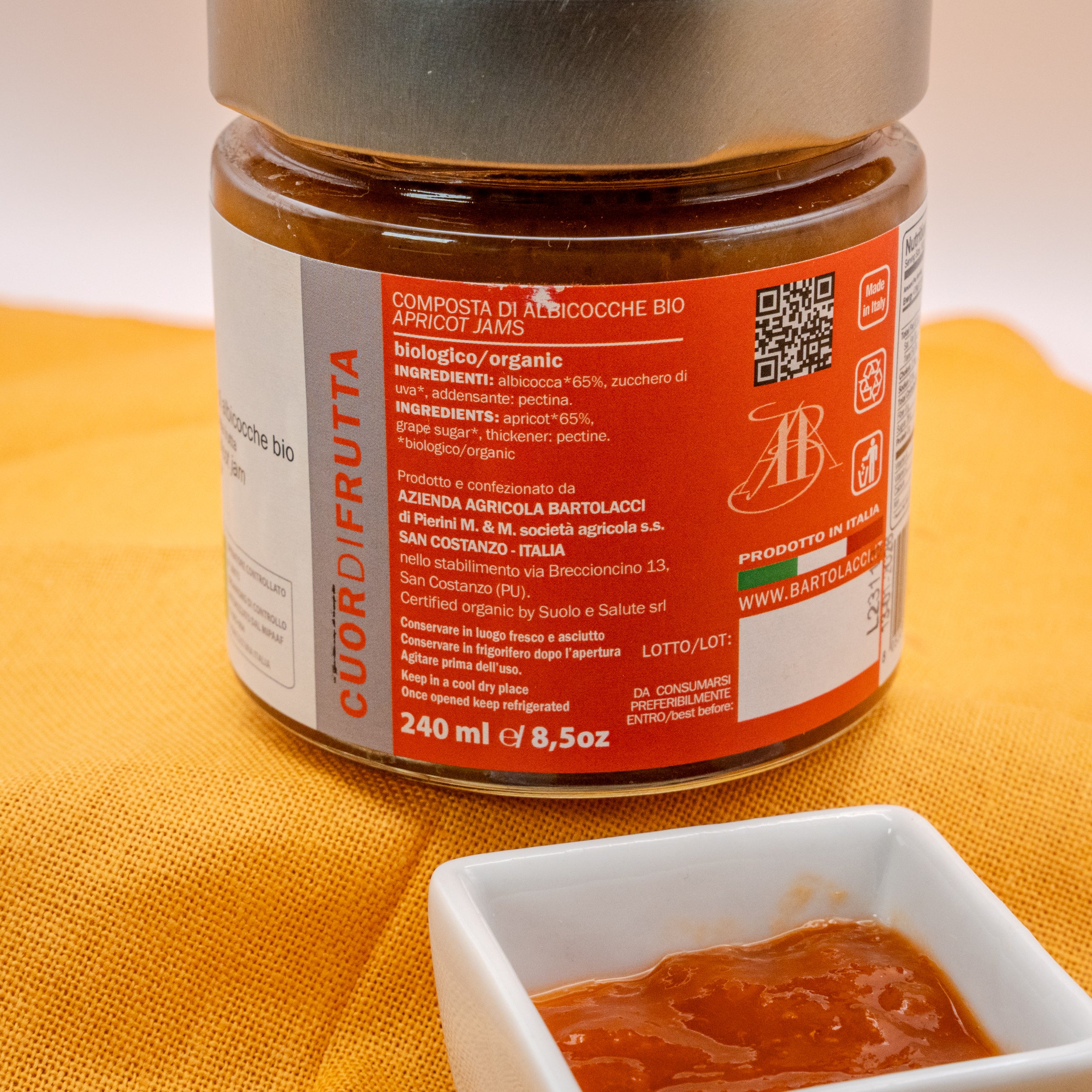 Composta di Albicocca Bio - Selezione Bartolacci