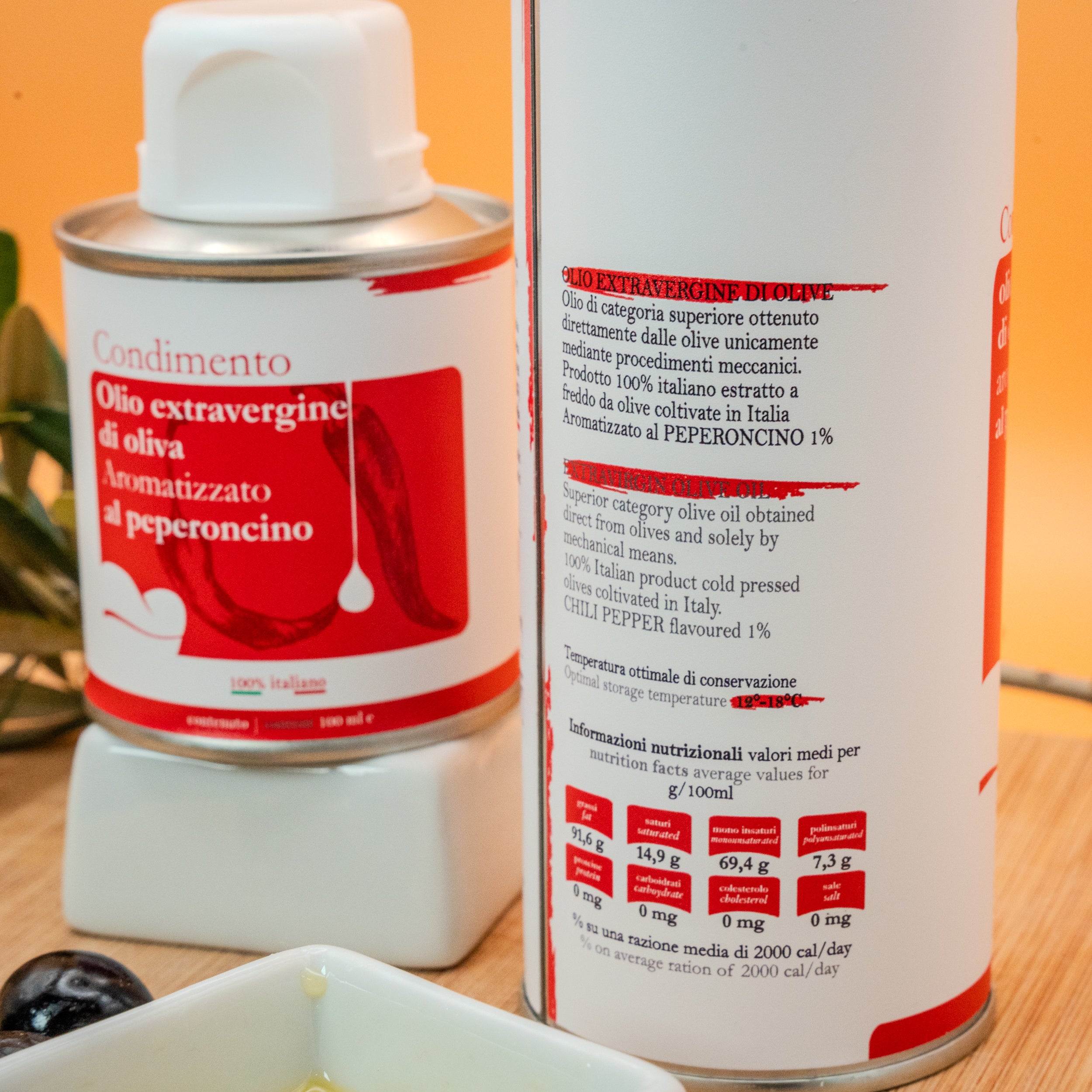 Olio EVO Aromatizzato al Peperoncino - Selezione Sapori di Nonna Lina