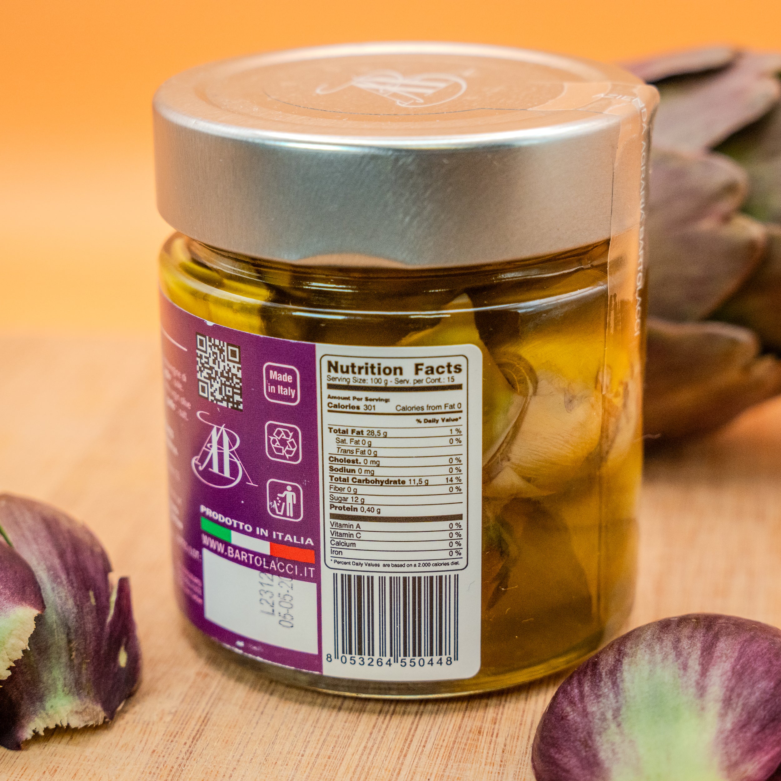 Carciofi Sott'Olio Biologici - Selezione Bartolacci