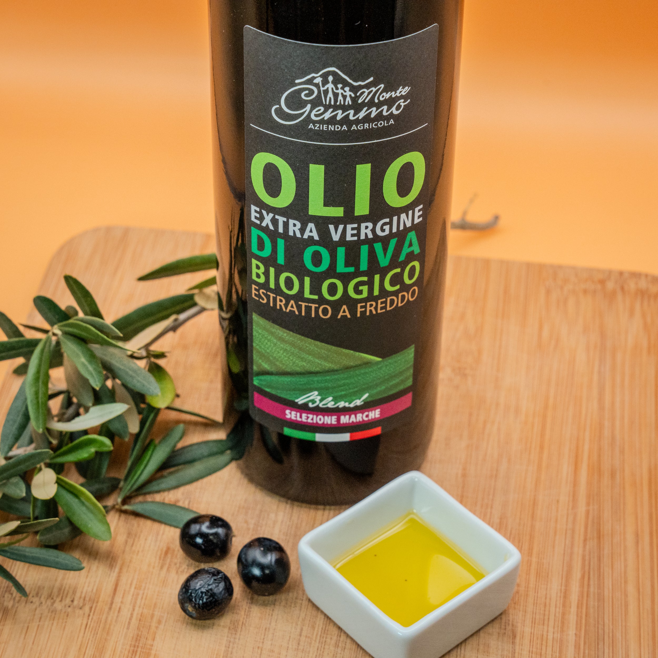 Olio Extra Vergine di Oliva Biologico - Selezione Monte Gemmo