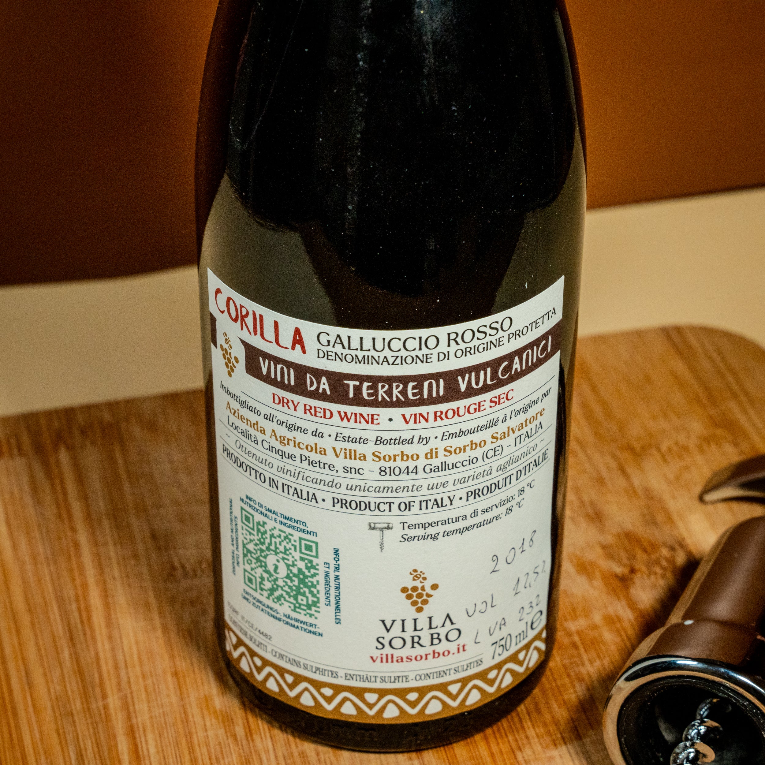 Vino Rosso Corilla - Selezione Villa Sorbo