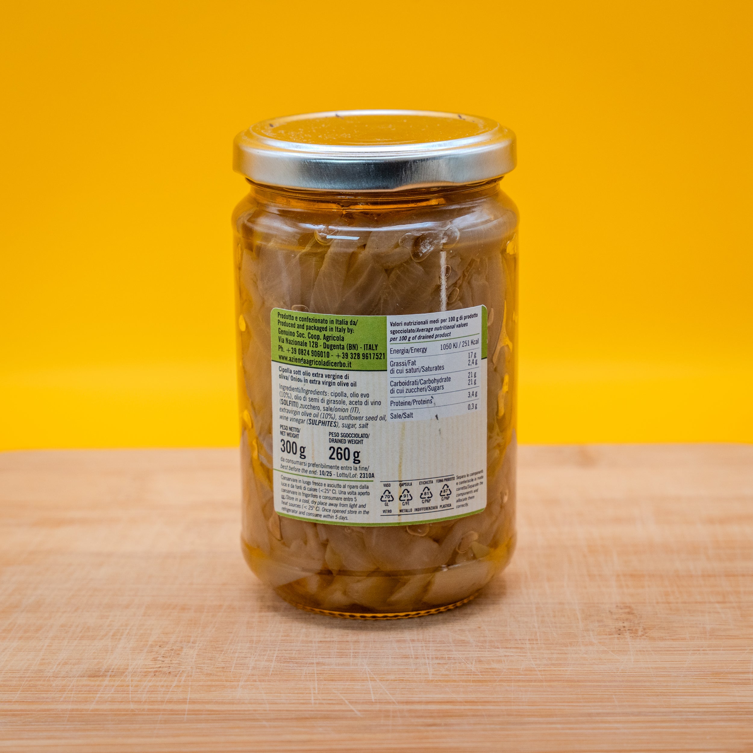 Cipolla Sott'Olio - Selezione Di Cerbo