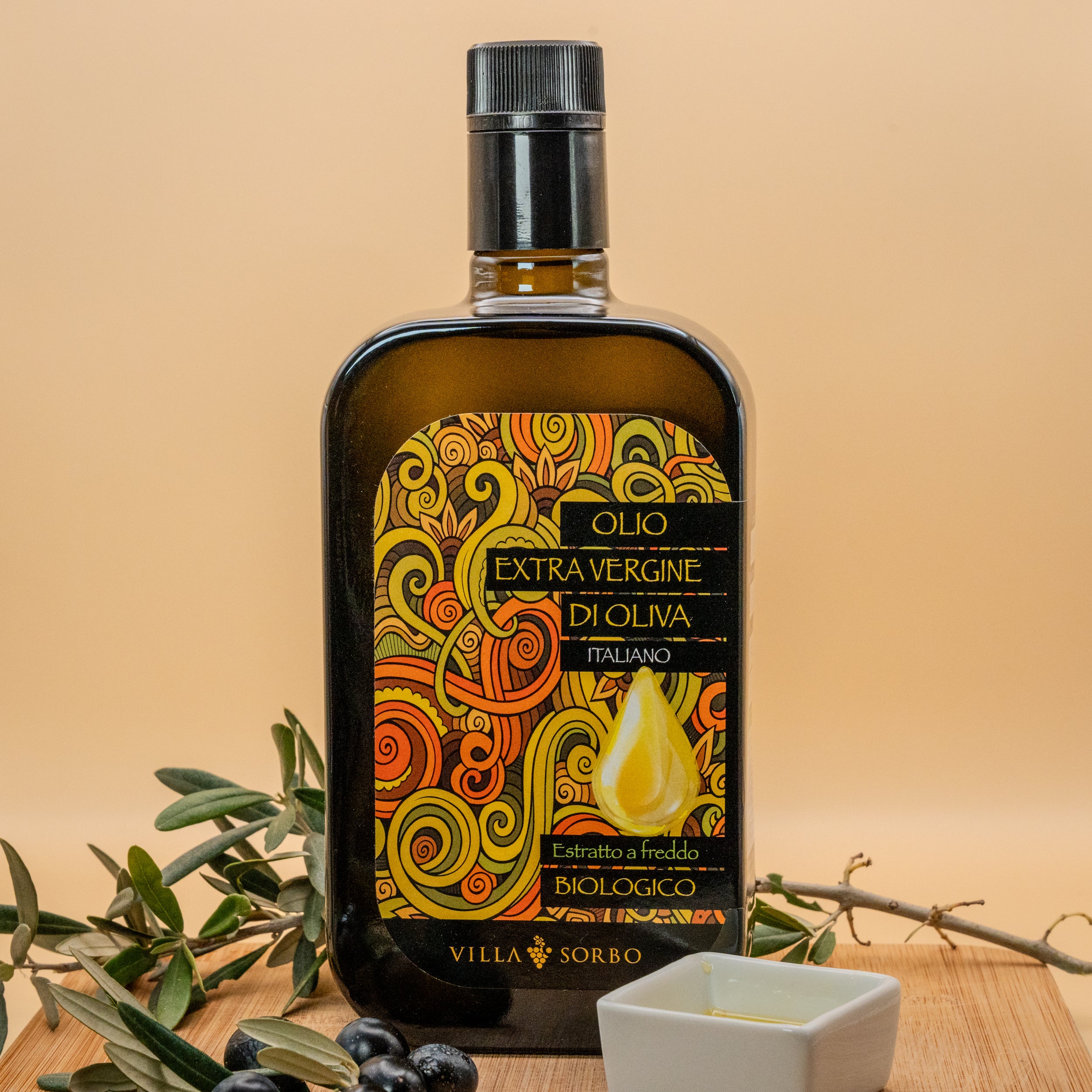 Olio Extra Vergine di Oliva Vetro Linea Oro - Selezione Villa Sorbo