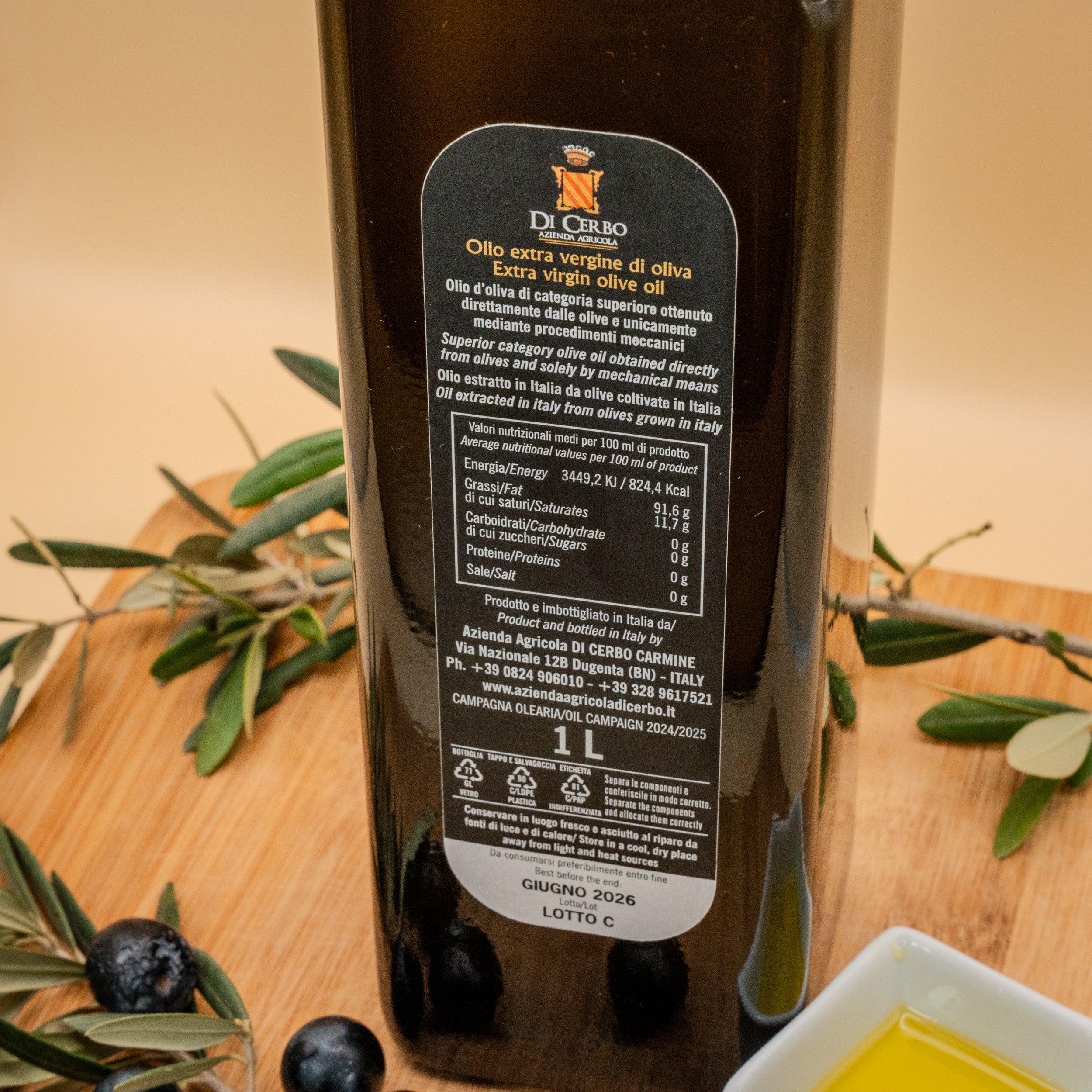 Olio Extra Vergine di Oliva - Selezione Di Cerbo