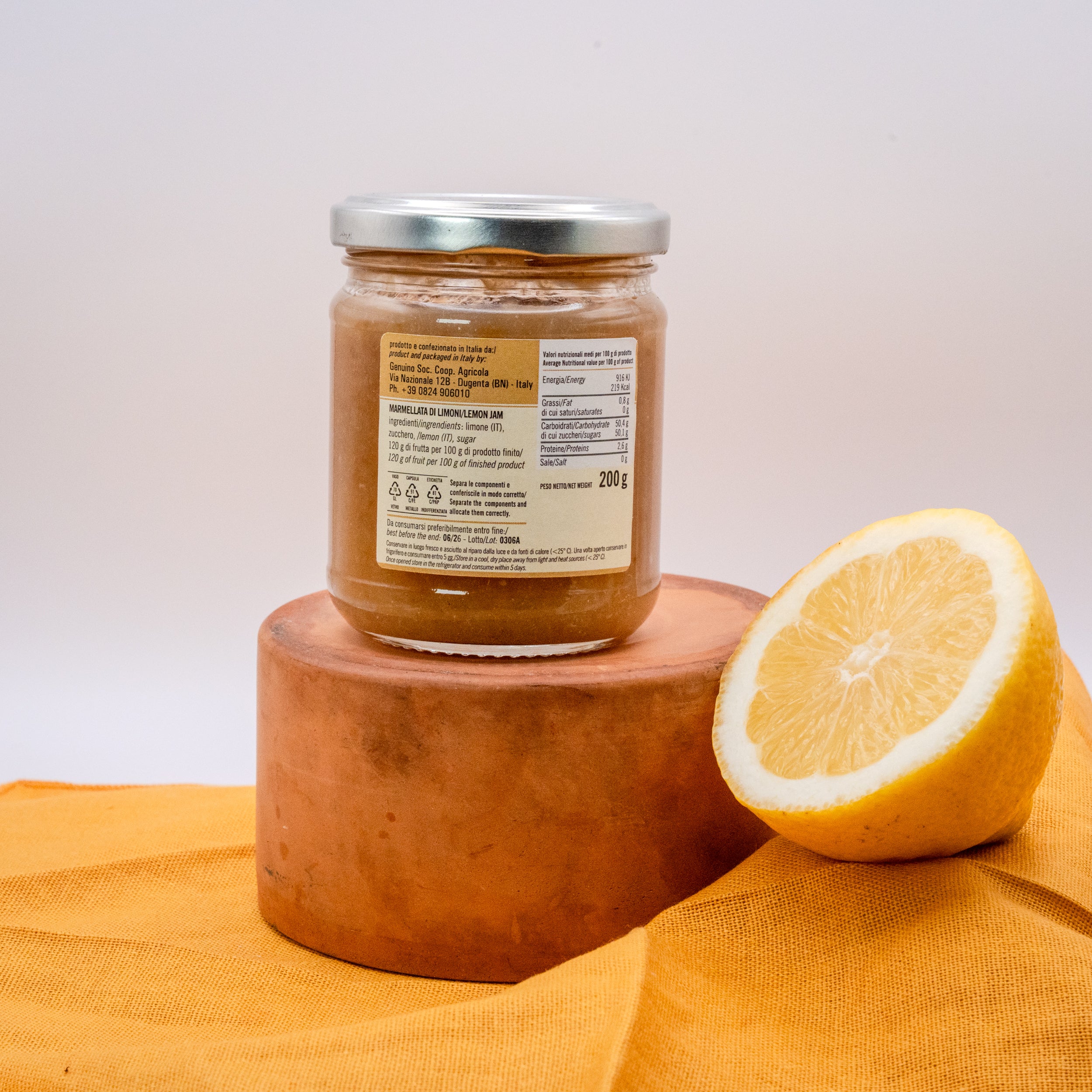 Confettura Extra di Limoni Biologica - Selezione Di Cerbo
