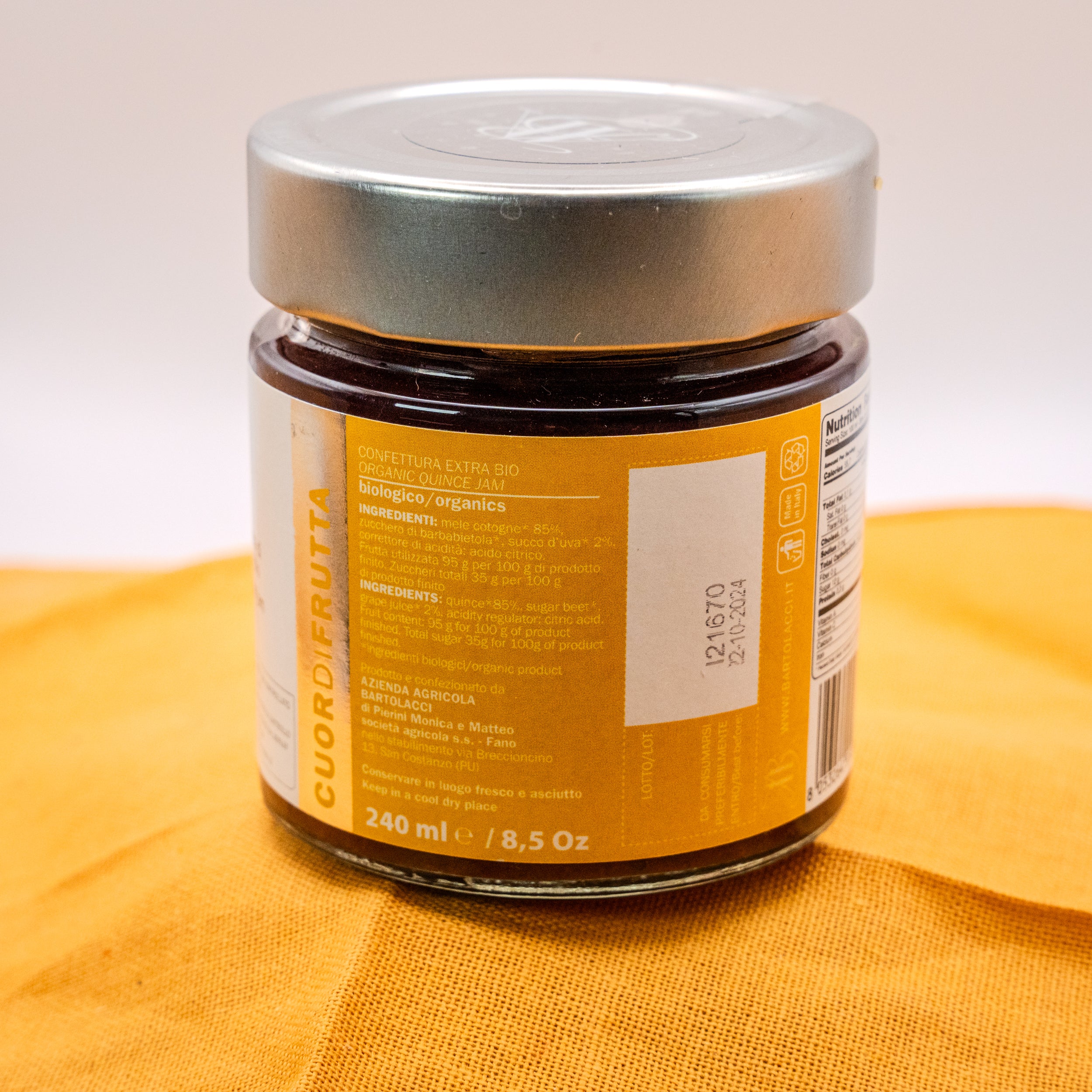 Composta di Mela Cotogna Bio - Selezione Bartolacci