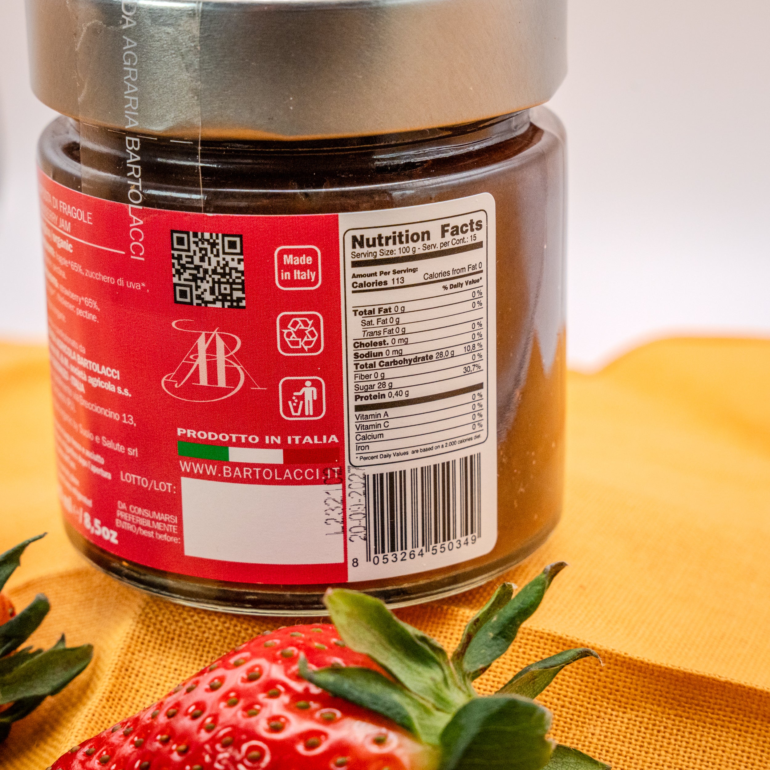 Composta di Fragole Bio - Selezione Bartolacci