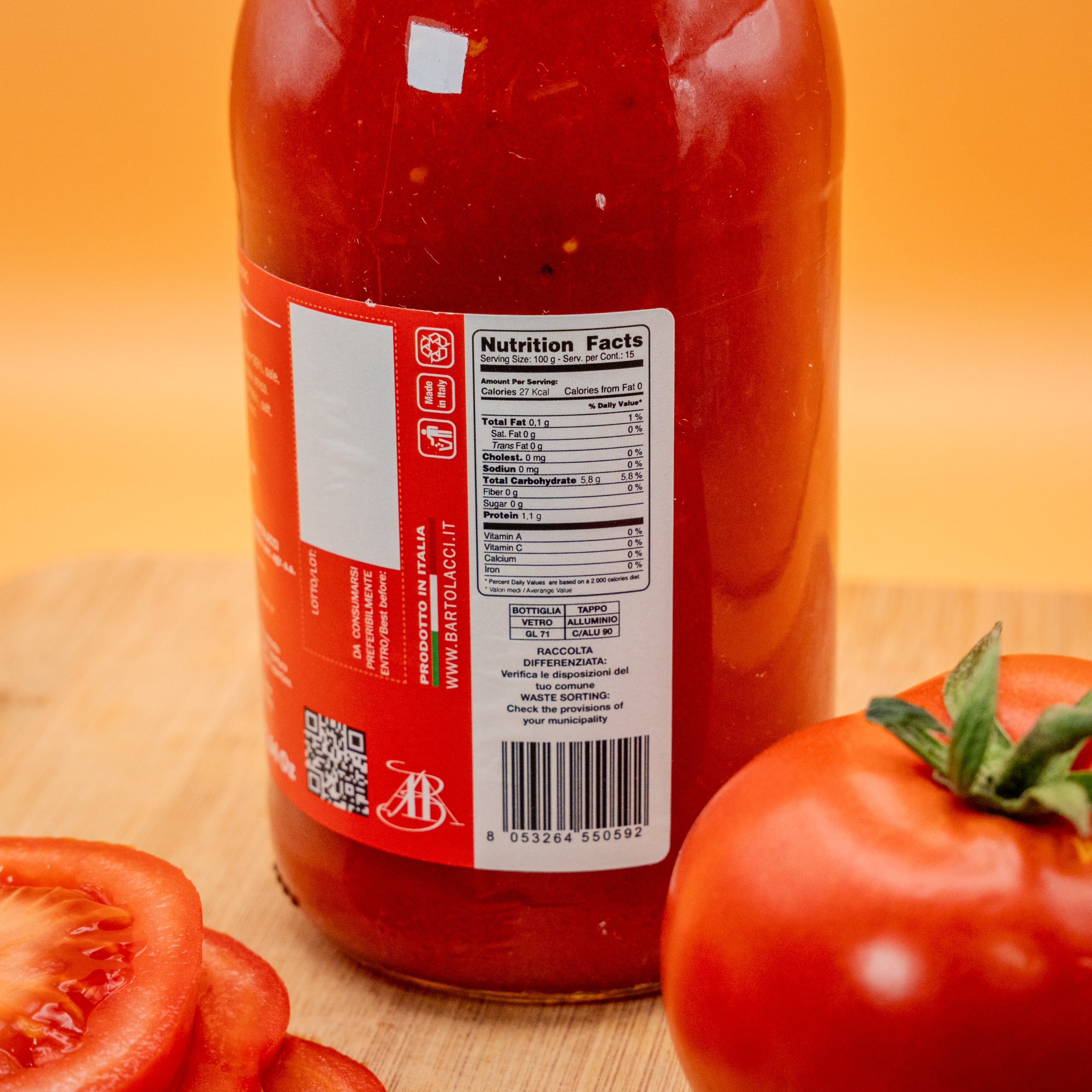 Passata di Pomodoro Biologica - Selezione Bartolacci