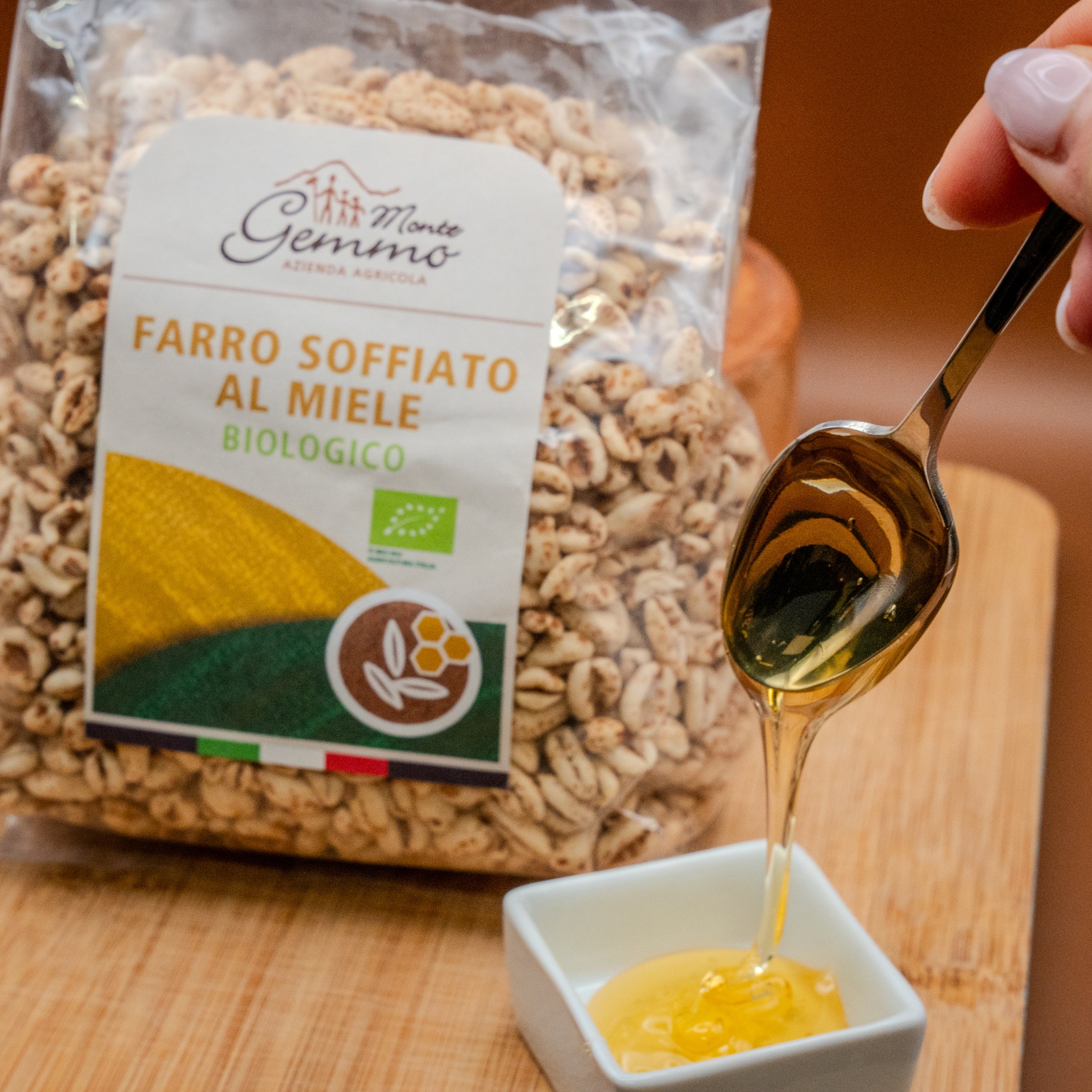 Farro Soffiato al Miele Bio - Selezione Monte Gemmo