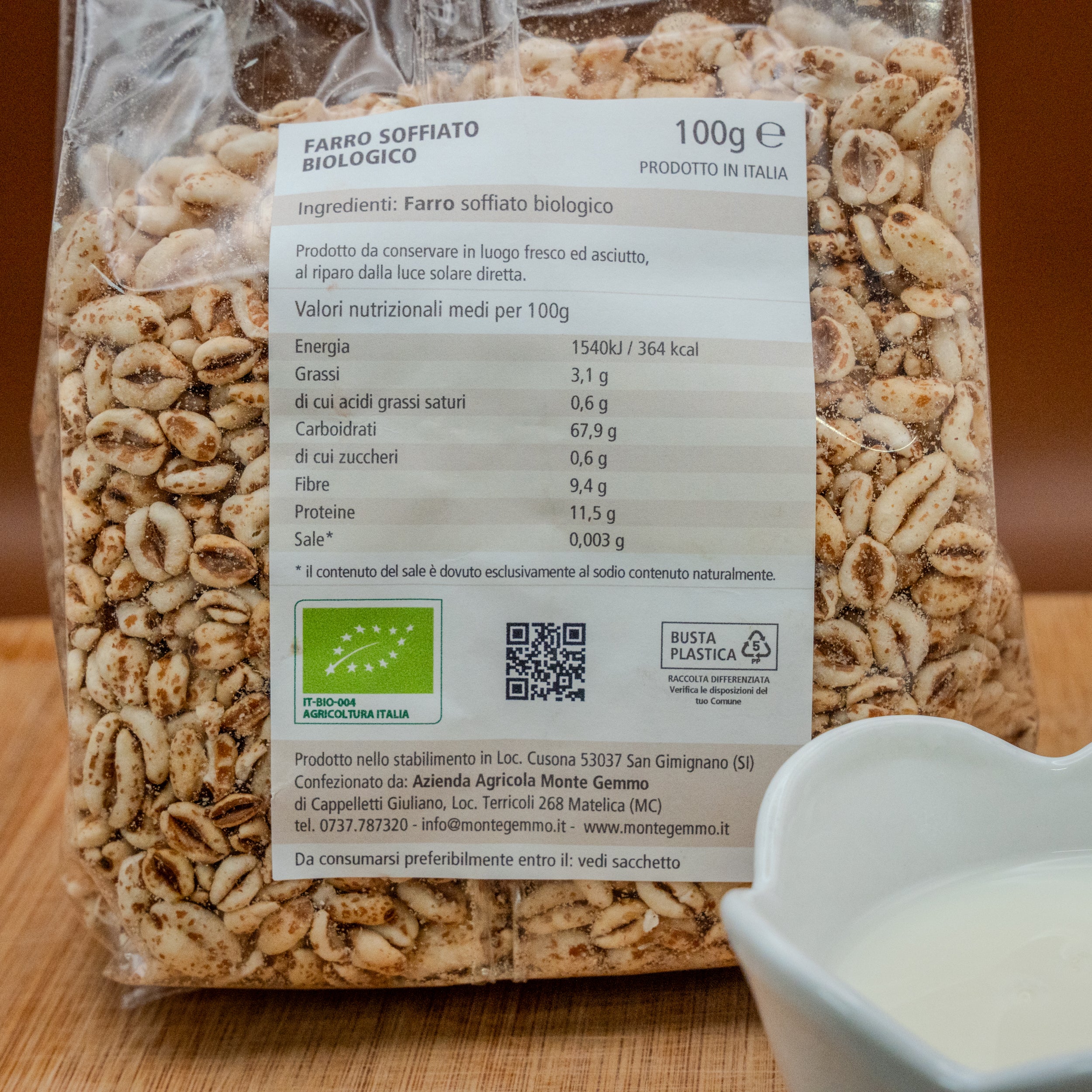 Farro Soffiato Bio - Selezione Monte Gemmo